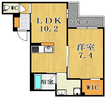 クオリスタ奈良の間取り