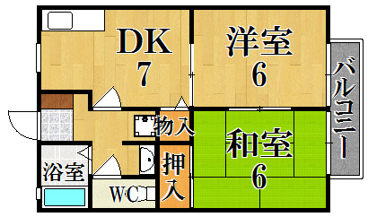 ハイツげんの間取り