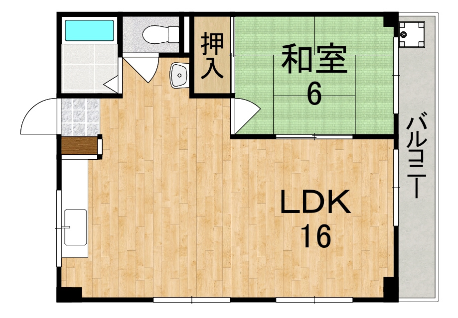 ハイツ上村の間取り