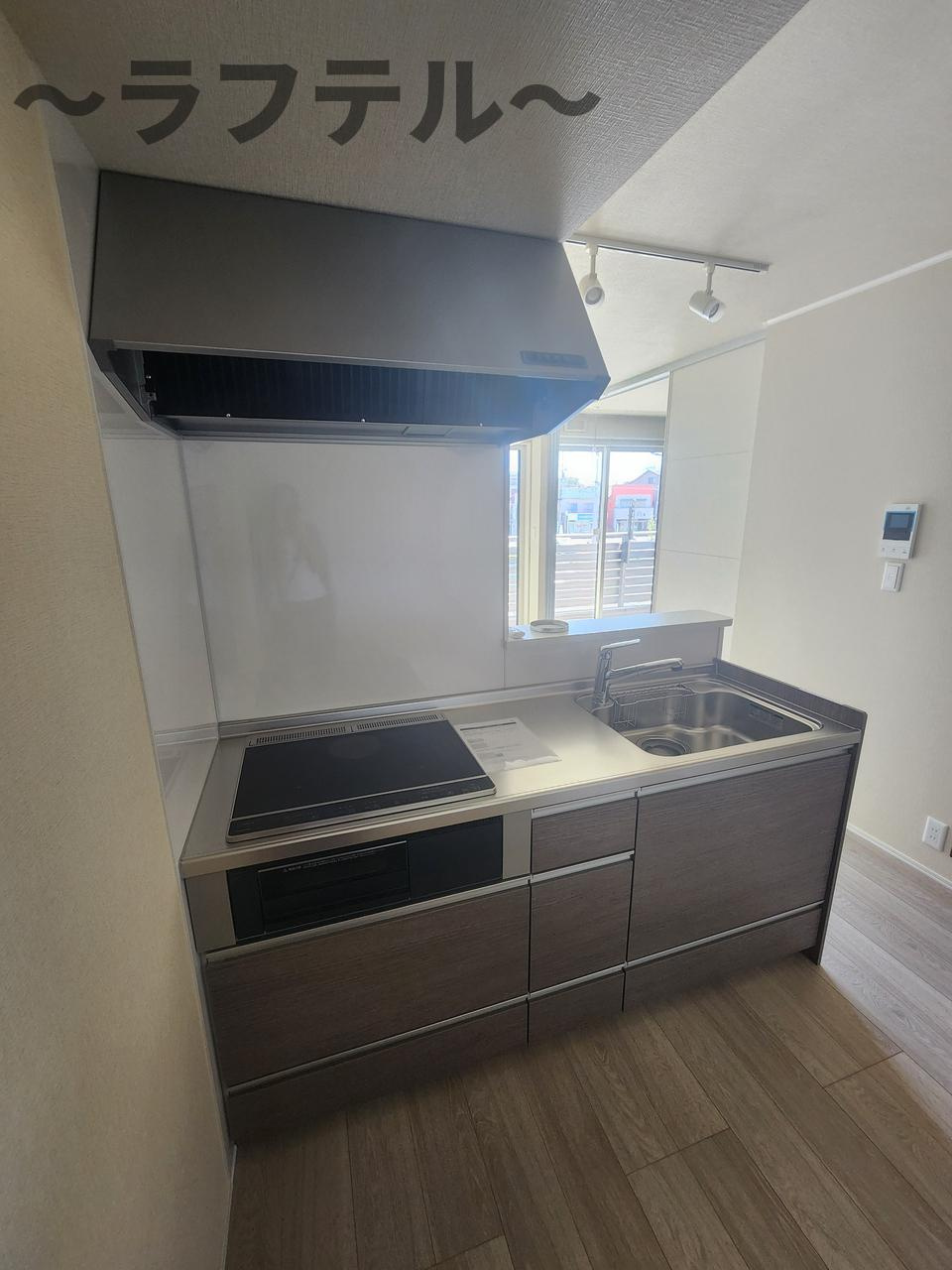 狭山市新狭山２丁目のアパートのキッチン