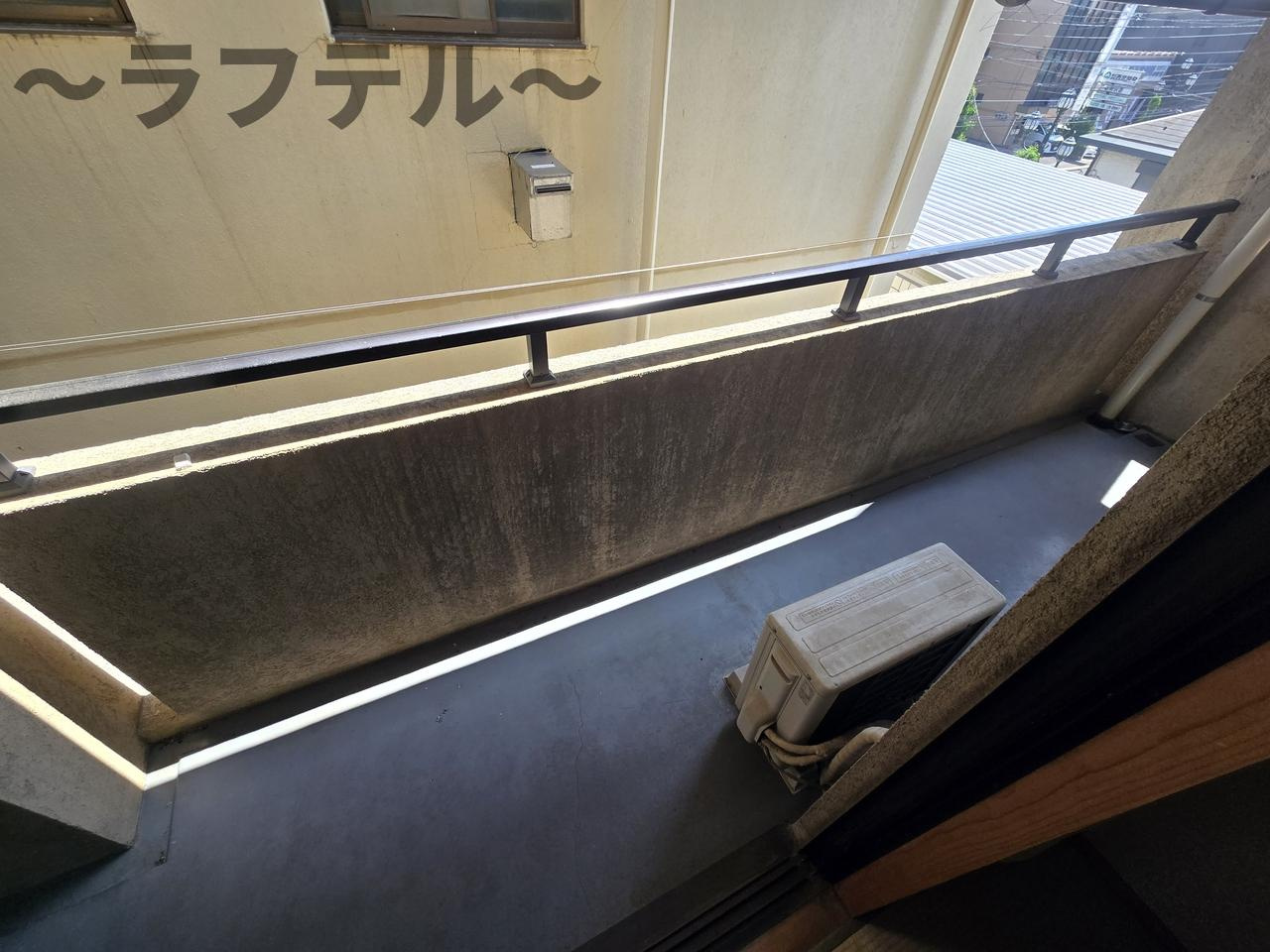 松本マンションのバルコニー