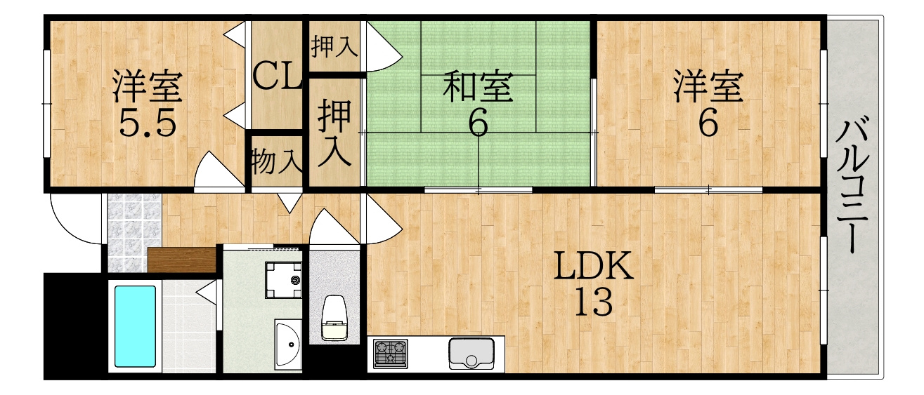 タワーアラモードの間取り