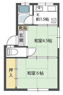 グリーンハイツの間取り