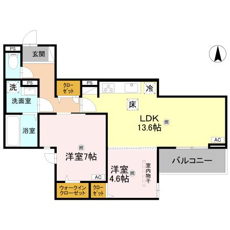 ラポール西木辻の間取り