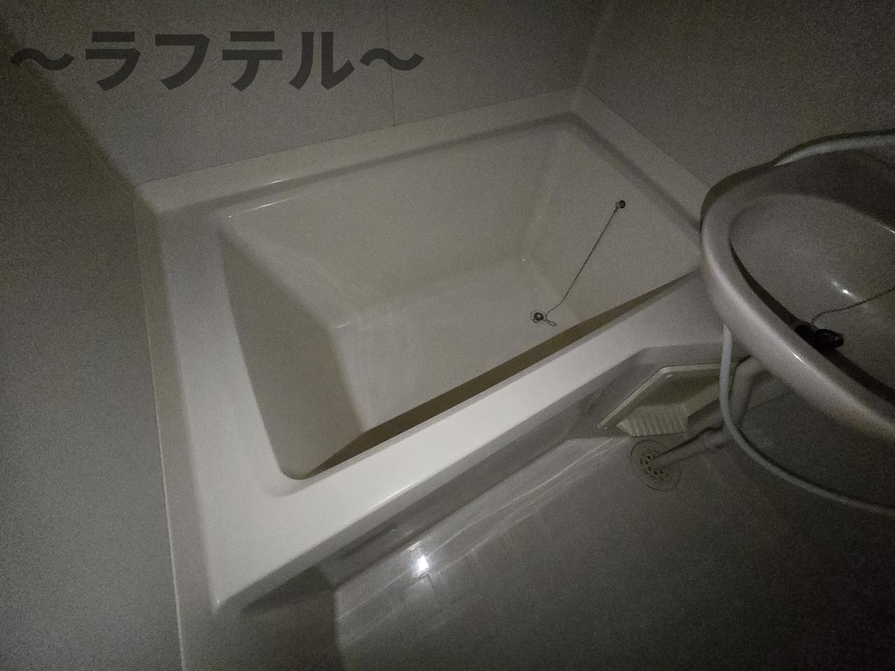所沢市寿町のアパートの浴室