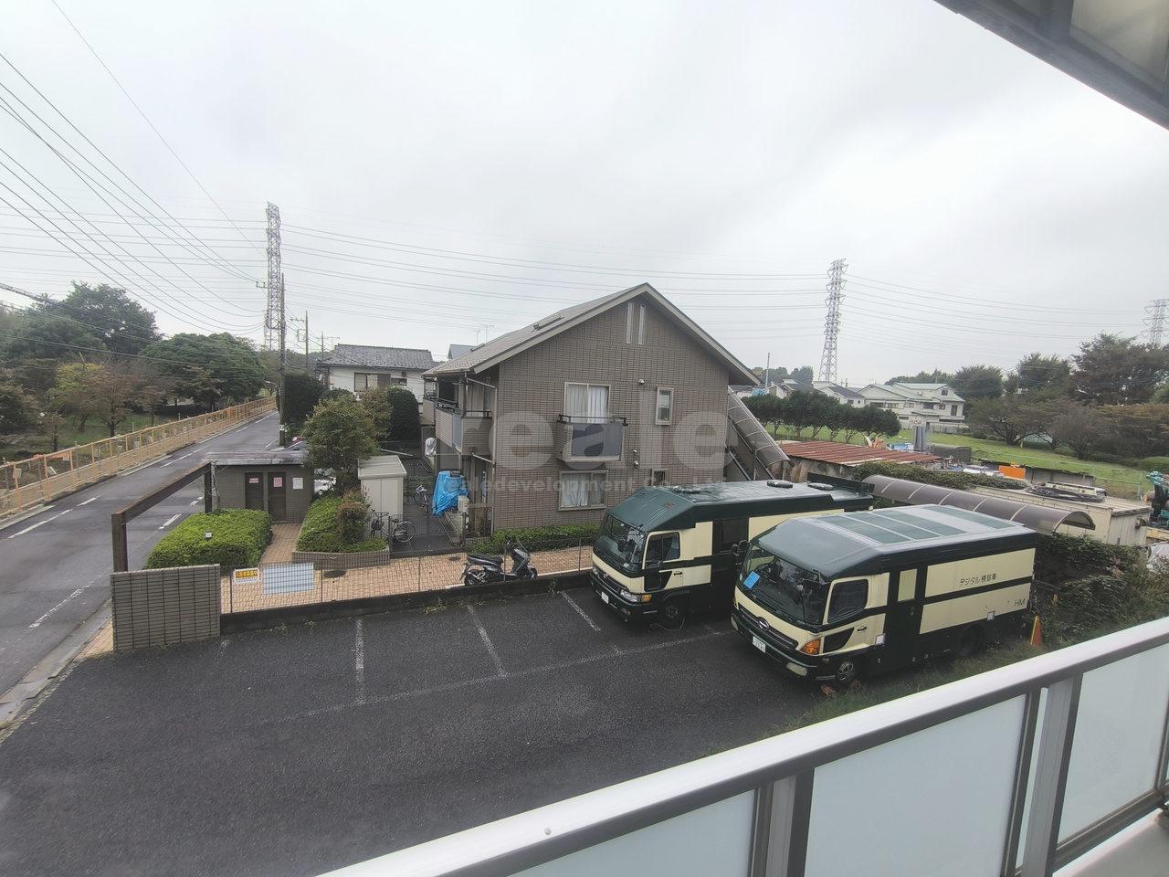 調布市深大寺北町２丁目のアパートの展望