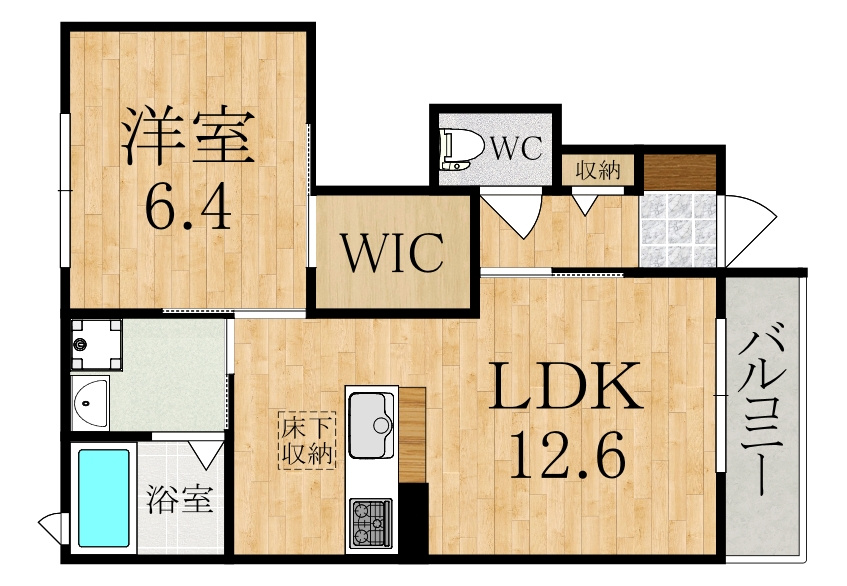 サンライズＹ　Ｃ棟の間取り