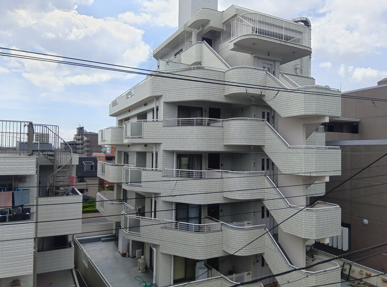 神戸市東灘区岡本２丁目のマンションの展望