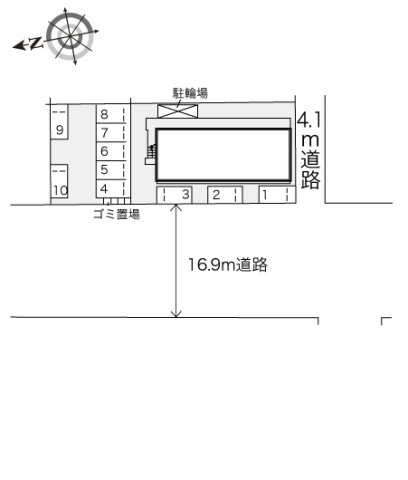 レオパレスＮＡＫＡＴＡの洋室