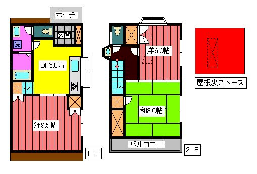 鳩ケ谷本町T邸の間取り