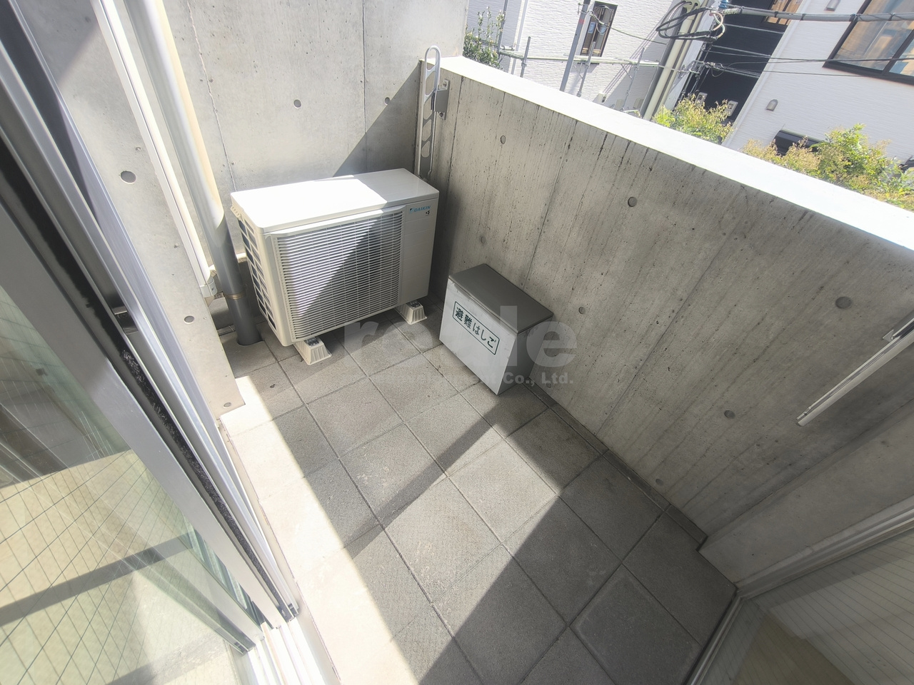 練馬区関町北２丁目の賃貸マンションのバルコニー