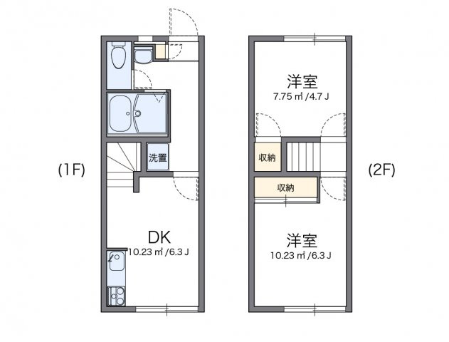 レオパレス上田原の間取り