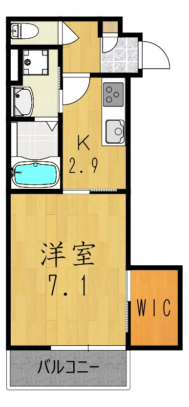クレアール五位堂の間取り