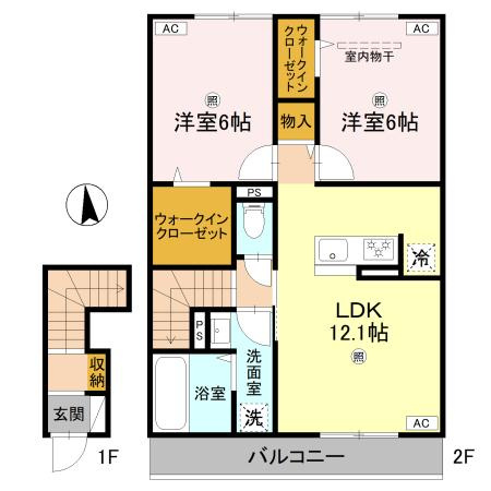 グランヴェール西ノ京の間取り