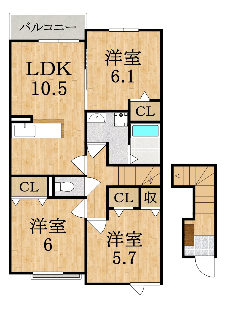 グレイス新の間取り