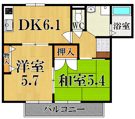 ウィステリア伏見の間取り