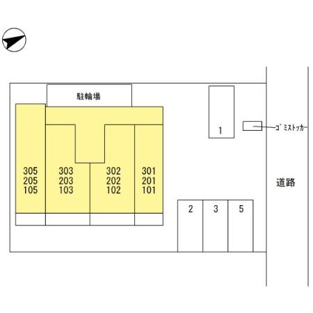 エンペラーBの区画図