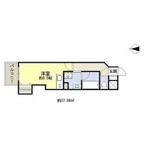 サージュ天王寺の間取り