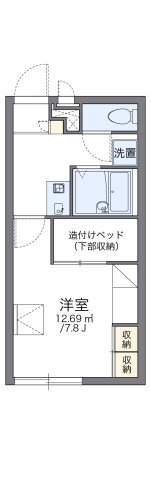 レオパレスＫＡＺＵの間取り