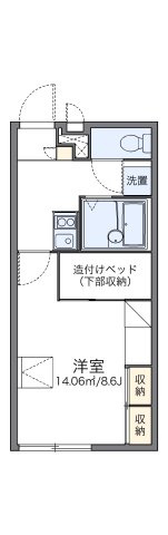 レオパレスＡＫＩの間取り