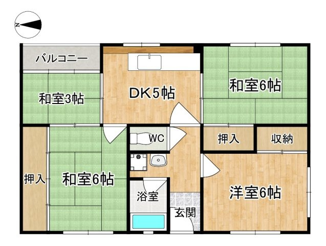 田村マンションの間取り