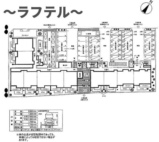 タートルクレインふじみ野Ⅱの区画図