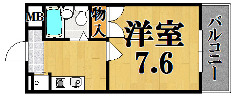 エスポワール信貴の間取り