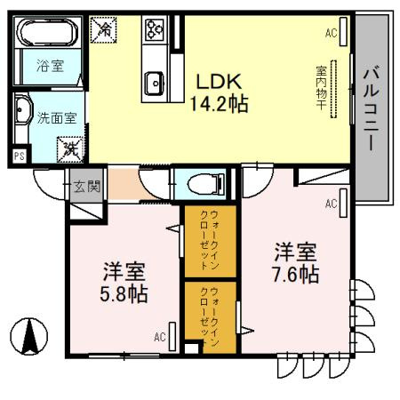 The Abenoの間取り