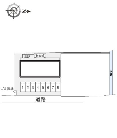 レオパレスニューエイジの区画図
