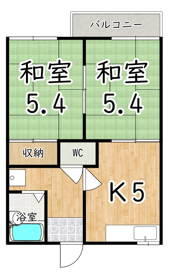 尺土グリーンヴィレッジAの間取り