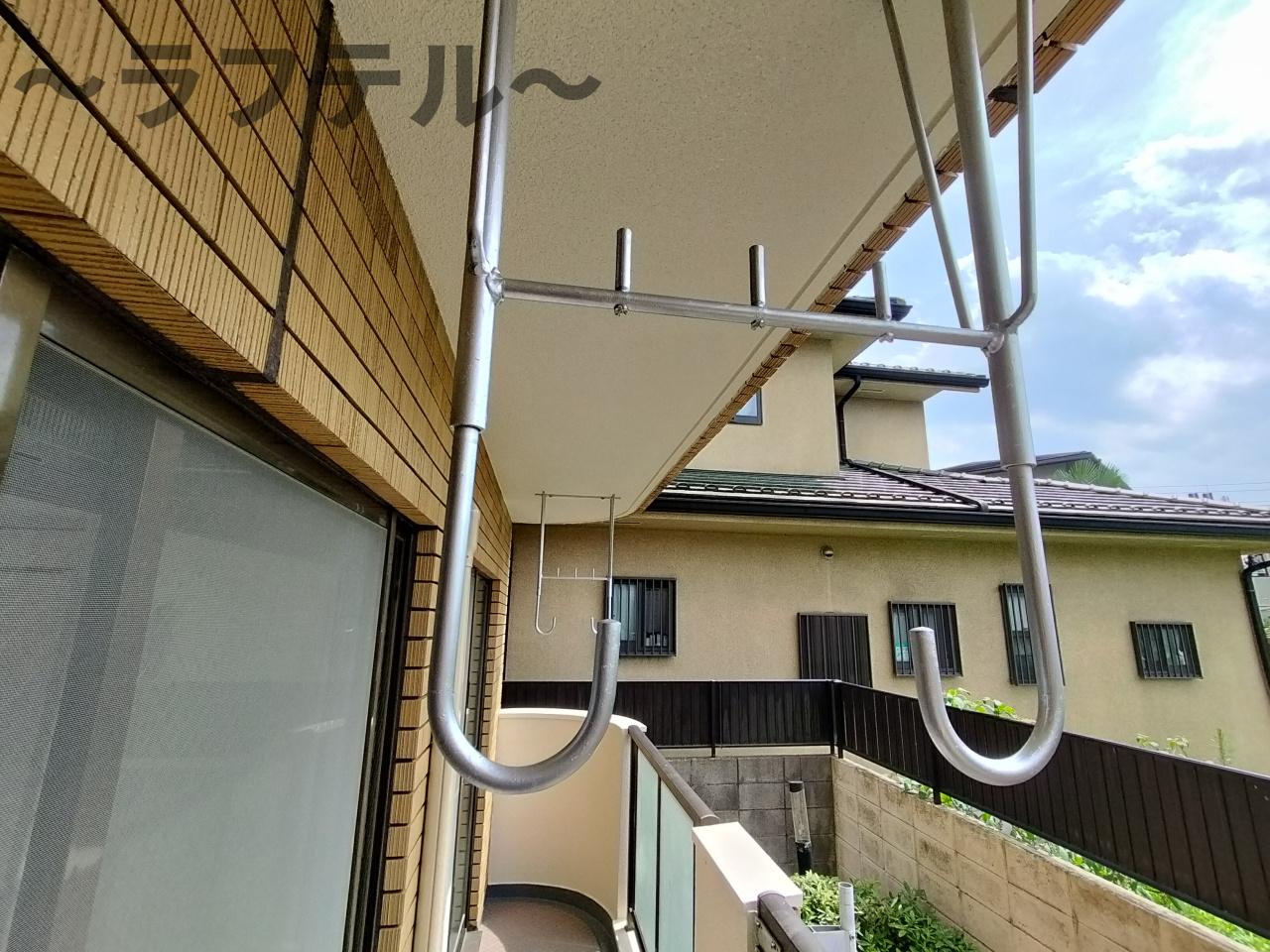 所沢市弥生町の賃貸マンションのバルコニー