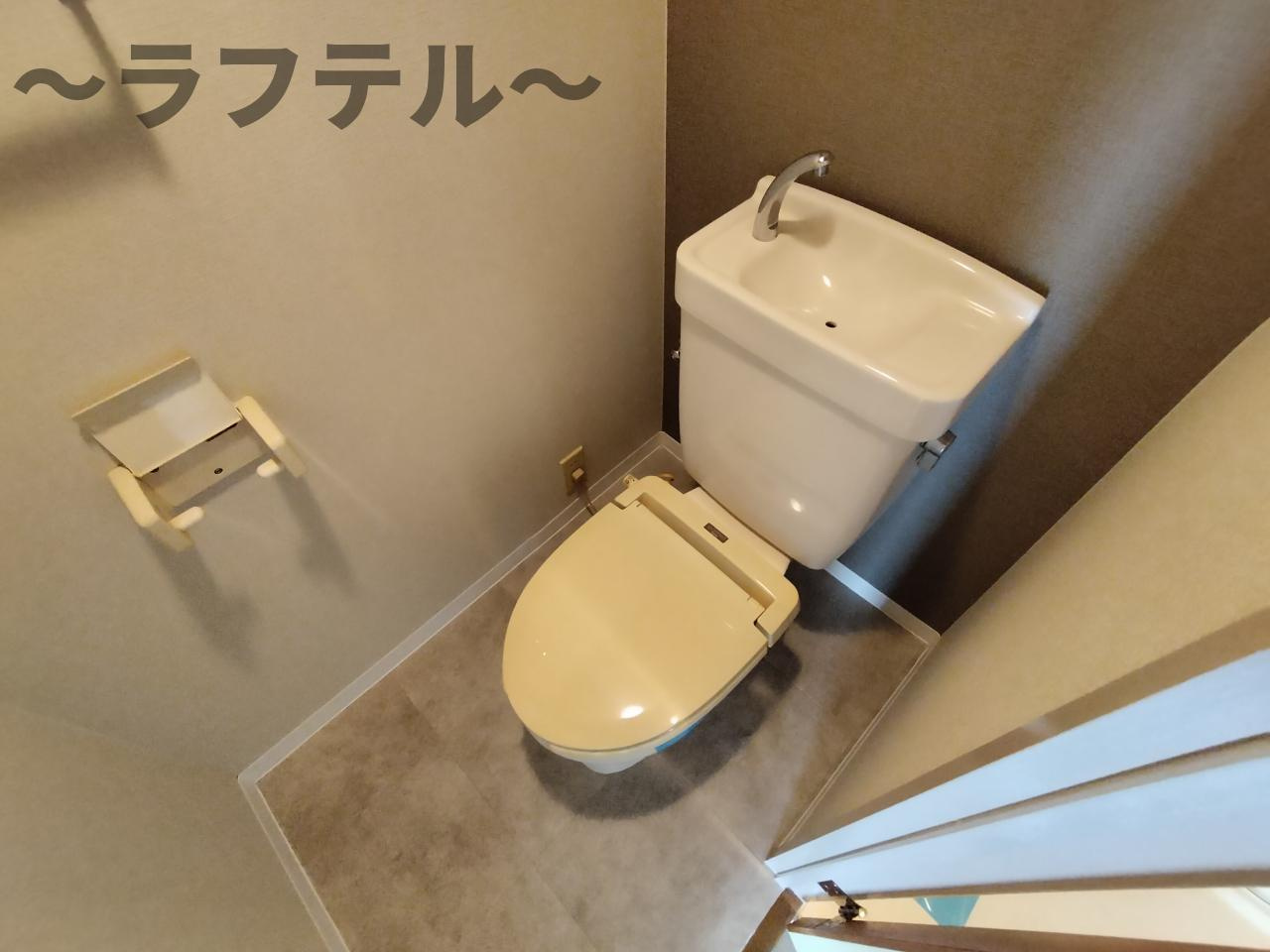 所沢市弥生町の賃貸マンションのトイレ
