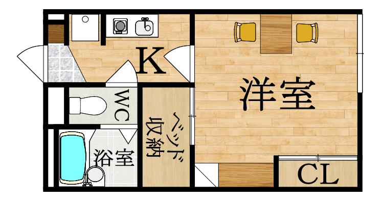 レオパレス大和郡山の間取り