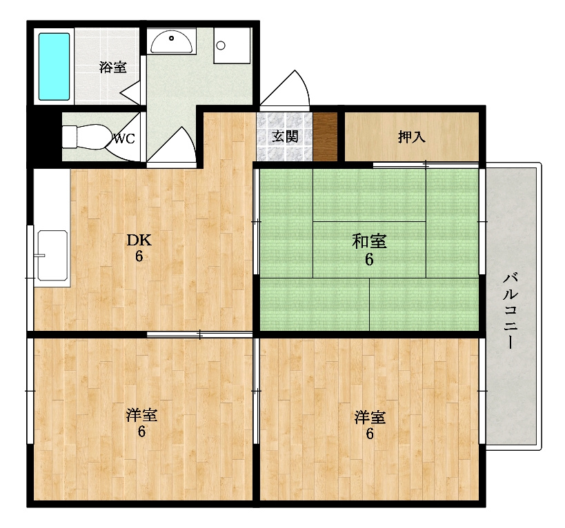 リバーフィールドの間取り