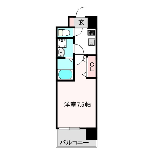 Louis Residence 天王寺町北 の間取り