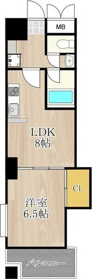 CITY　SPIRE上町台の間取り