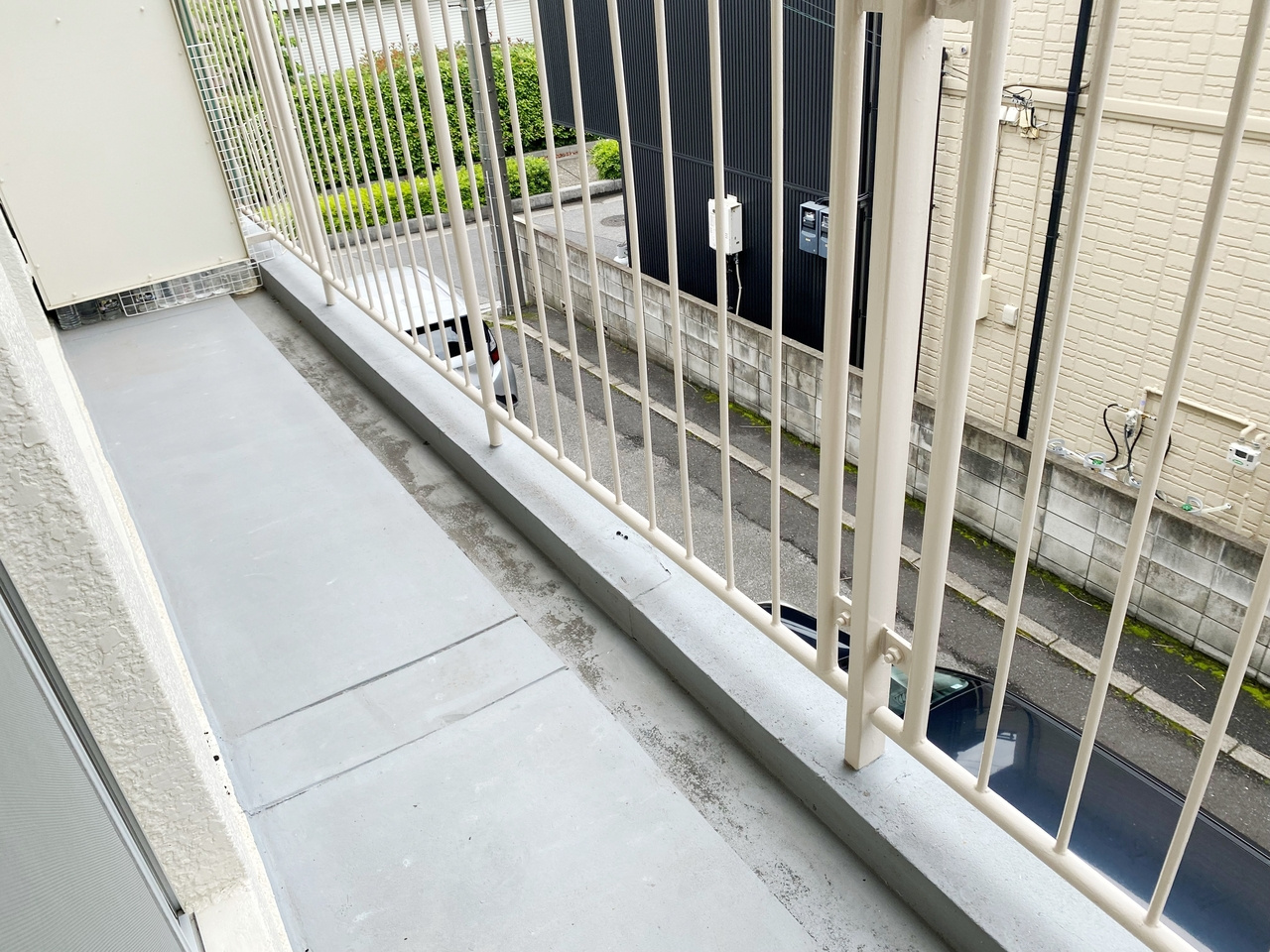 サンハイツ中村のバルコニー