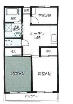 サンハイツ中村の間取り