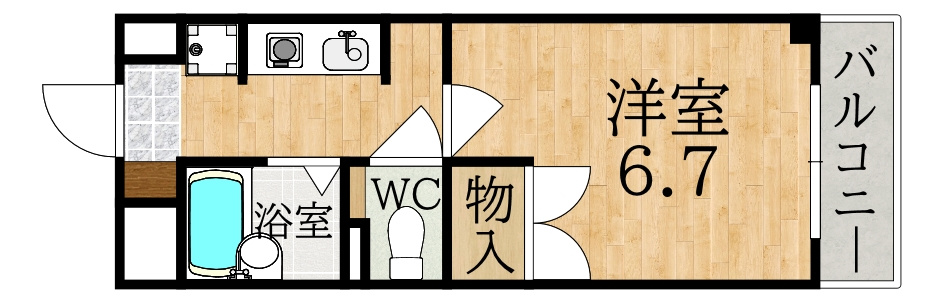 グレイスフローラ富雄の間取り