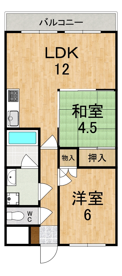 ディアコート王寺の間取り