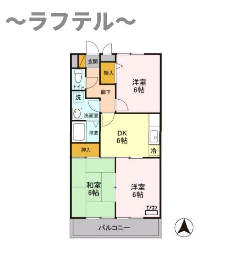 プレヤーデンの間取り
