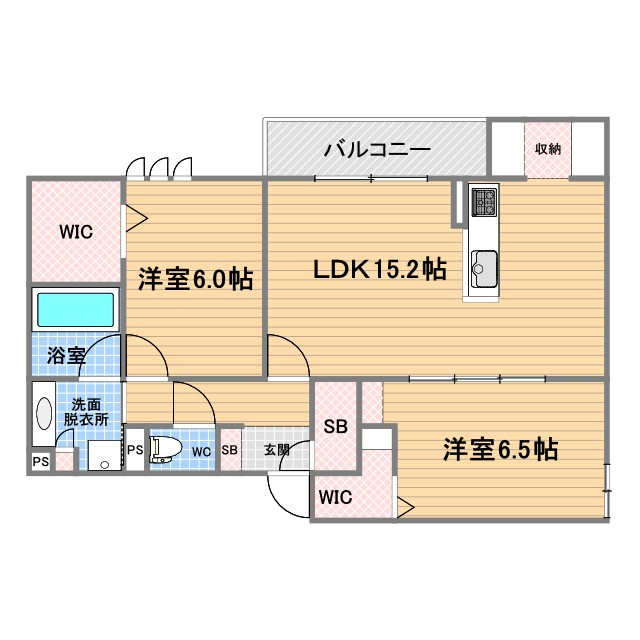D-ROOM甲子園口の間取り