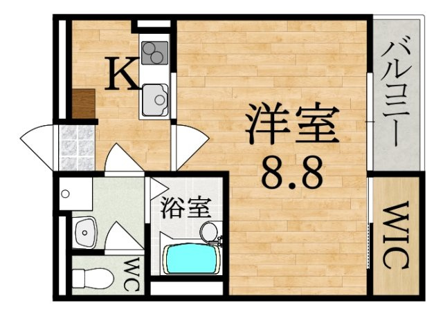 レオネクスト清都Ⅱの間取り|代表的な間取のため実際の間取とは異なる場合があります
