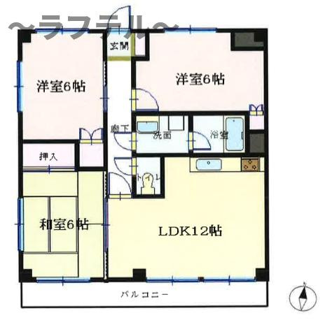ティエスビルの間取り