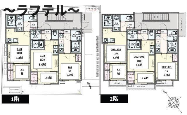 KLEIS西所沢の間取り