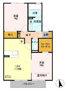 リヴェールの間取り