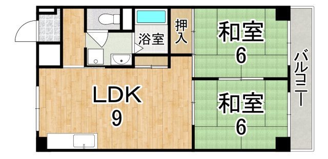 山善ハイツの間取り