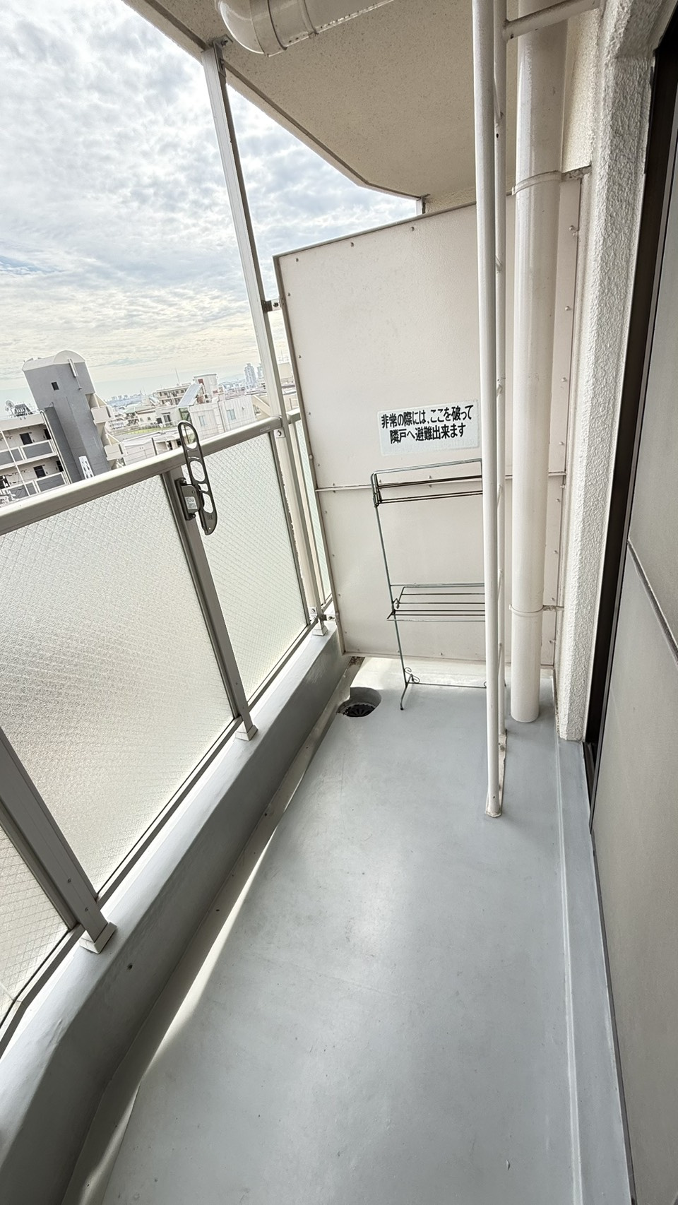 トーカン六甲キャスティールのバルコニー