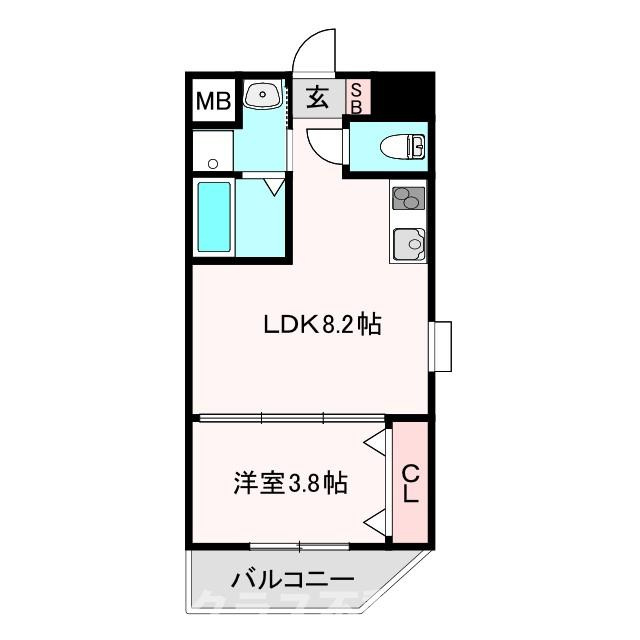 リックス天王寺南の間取り