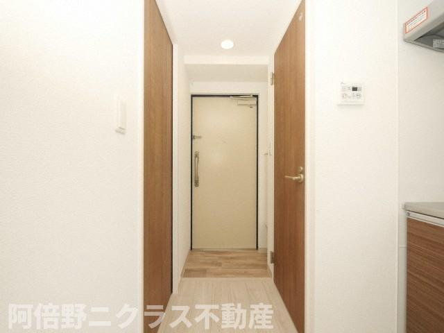 リックス天王寺南の玄関